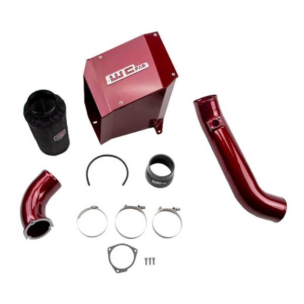 Wehrli Custom Fabrication - Wehrli Custom 2001-2004 LB7 Duramax 4" Intake Kit with Air Box Stage 2