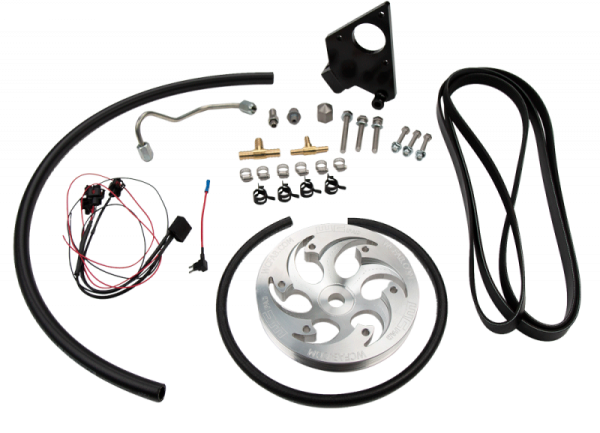 Wehrli Custom Fabrication - Wehrli Custom 2001-2004 LB7 Duramax Twin CP3 Kit Raw/Custom Pulley