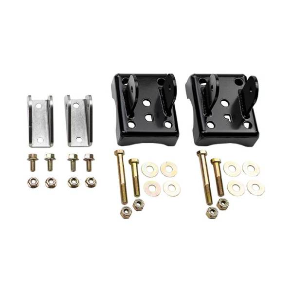 Wehrli Custom Fabrication - Wehrli Custom 2001-2010 Duramax Traction Bar Brackets & Hardware Install Kit