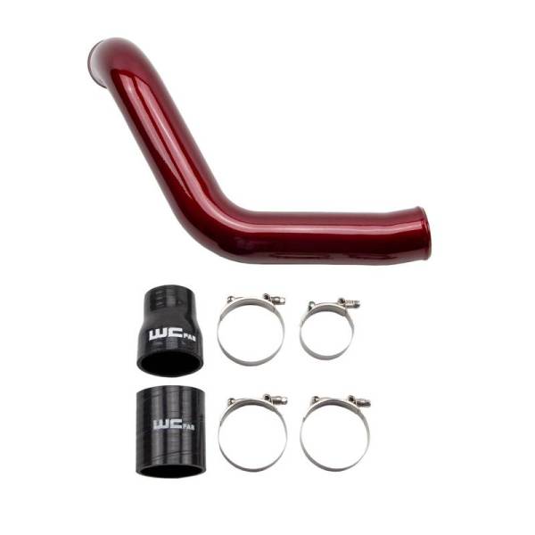 Wehrli Custom Fabrication - Wehrli Custom 2004.5-2005 LLY Duramax 3" Passenger (Cold) Side Intercooler Pipe Kit