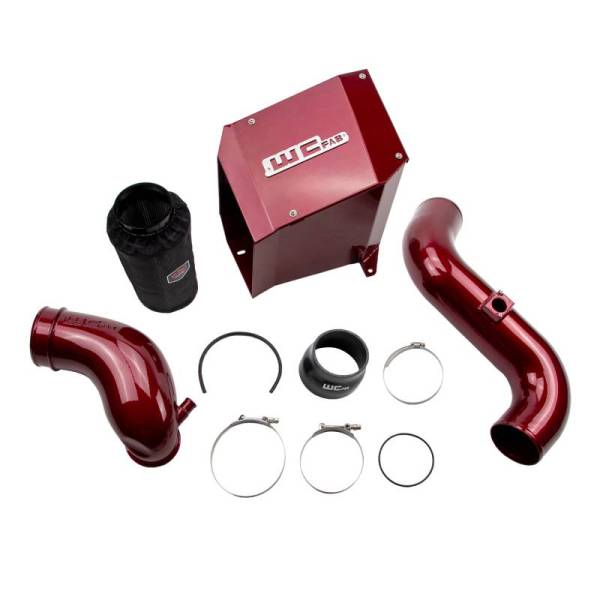 Wehrli Custom Fabrication - Wehrli Custom 2006-2007 LBZ Duramax 4" Intake Kit with Air Box Stage 2