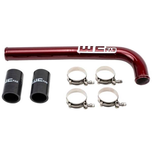 Wehrli Custom Fabrication - Wehrli Custom 2010-2018 6.7L Cummins Upper Coolant Pipe for Single Radiator