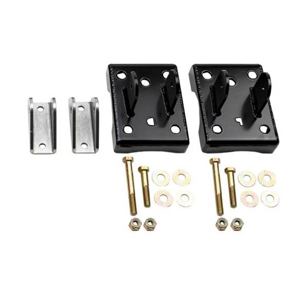 Wehrli Custom Fabrication - Wehrli Custom 2011-2019 Duramax Traction Bar Brackets & Hardware Install Kit