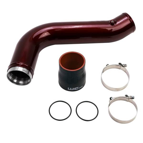 Wehrli Custom Fabrication - Wehrli Custom 2017-2019 L5P Duramax 3.5" Passenger (Cold) Side Intercooler Pipe Kit