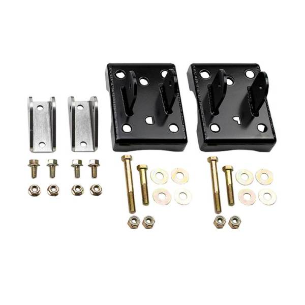 Wehrli Custom Fabrication - Wehrli Custom 2020-2024 Duramax Traction Bar Brackets & Hardware Install Kit