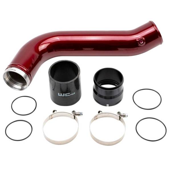 Wehrli Custom Fabrication - Wehrli Custom 2020-2024 L5P Duramax 3.5" Passenger (Cold) Side Intercooler Pipe Kit