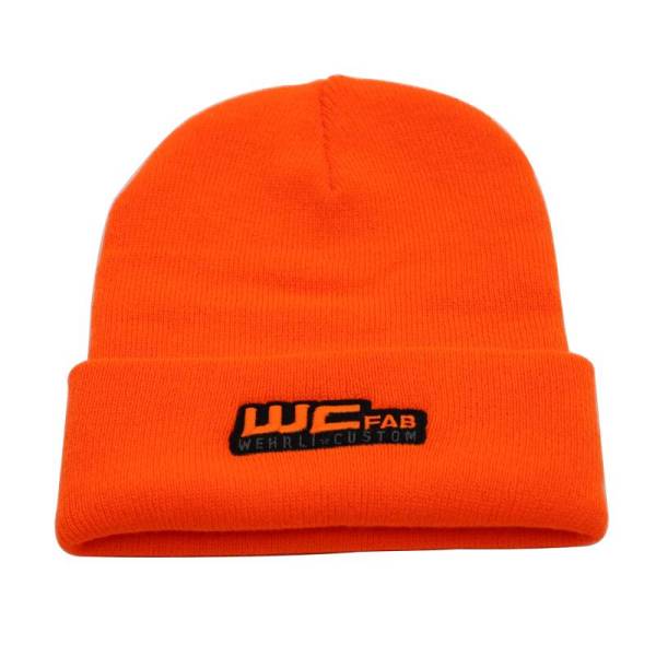 Wehrli Custom Fabrication - Wehrli Custom Beanie Hat Orange - WCFab