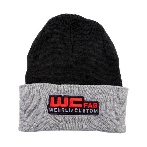 Wehrli Custom Fabrication - Wehrli Custom Beanie Hat Black & Grey - WCFab