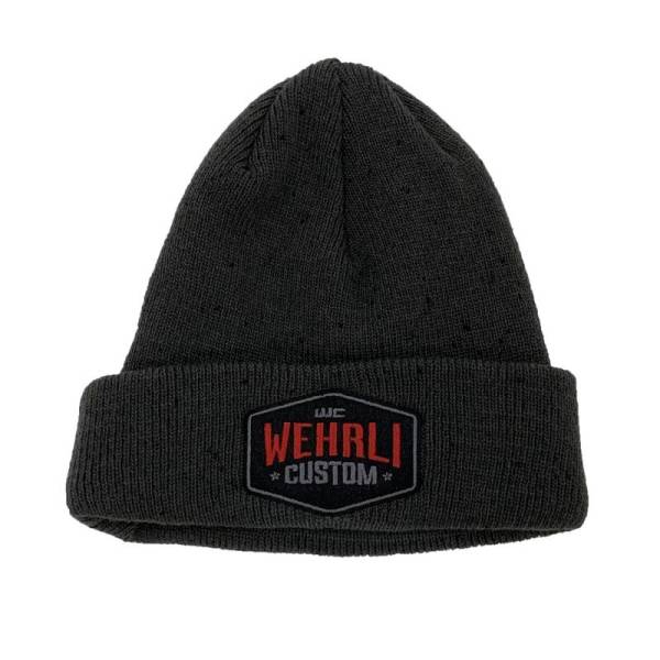 Wehrli Custom Fabrication - Wehrli Custom Beanie Hat Charcoal - Badge