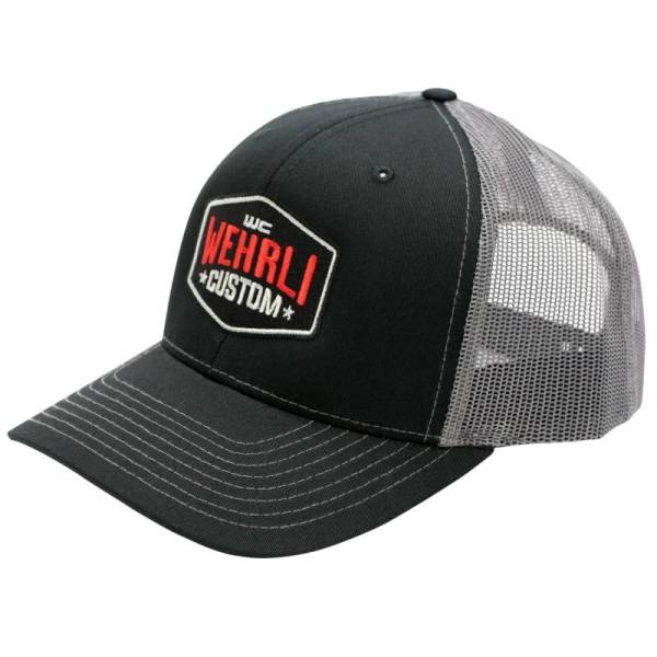 Wehrli Custom Fabrication - Wehrli Custom Snap Back Hat Black/Charcoal Badge