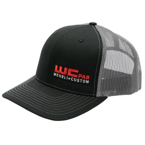 Wehrli Custom Fabrication - Wehrli Custom Snap Back Hat Black/Charcoal WCFab 