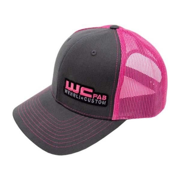 Wehrli Custom Fabrication - Wehrli Custom Snap Back Hat Black/Pink WCFab