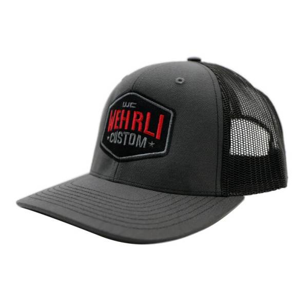 Wehrli Custom Fabrication - Wehrli Custom Snap Back Hat Charcoal/Black Badge