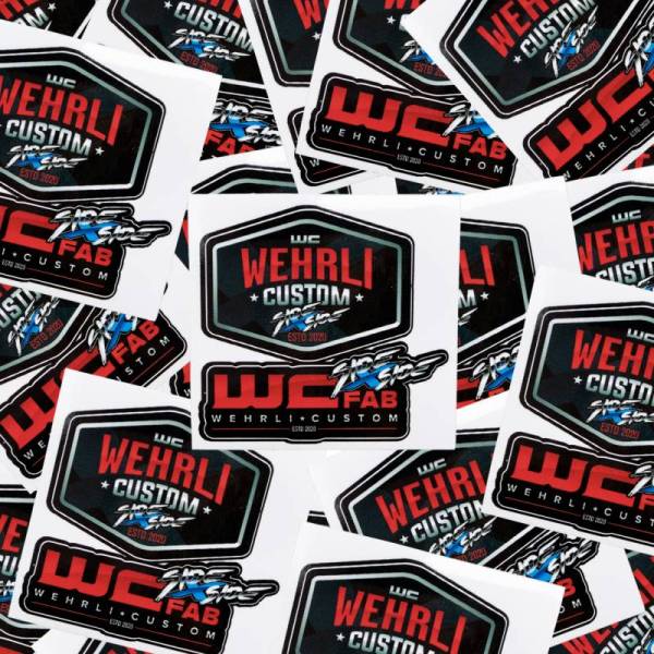 Wehrli Custom Fabrication - Wehrli Custom Side X Side Assorted Die Cut Sticker Sheet