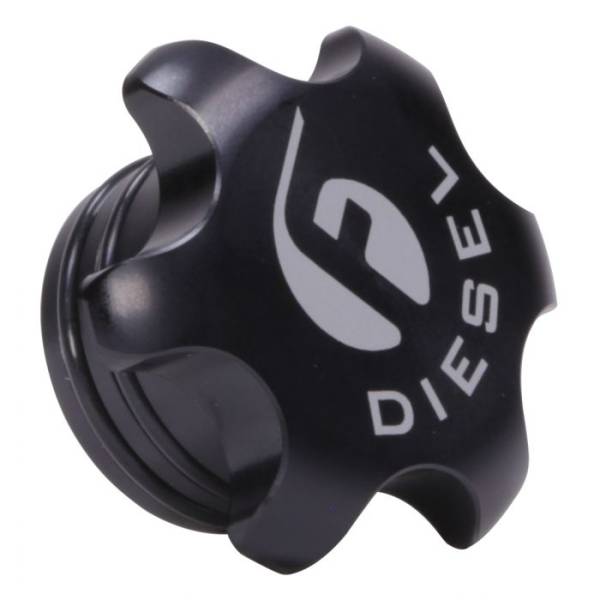 Fleece Performance - Fleece Performance Black Anodized Billet Fuel Cap For 13-18 Cummins