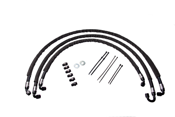 Fleece Performance - Fleece Performance 2011-2014 GM Duramax Heavy Duty Replacement Transmission Cooler Lines 2011-2014 GM 2500/3500