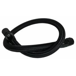 Fleece Performance - Fleece Performance 34.5 Inch Common Rail/VP44 Cummins Coolant Bypass Hose Black Nylon Braided