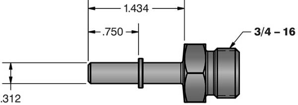 Fleece Performance - Fleece Performance 5/16 Inch Quick Connect to 3/4 Inch-16 O-ring (-8 AN)