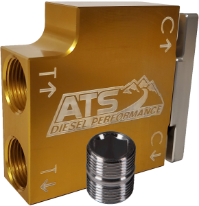 ATS Thermal Bypass Valve Up-Grade Fits 2019+ 6.7L Cummins W/ Billet Filter Coupler - 310-005-2464