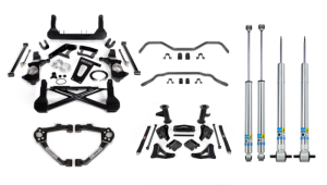 Cognito 10-Inch Performance Lift Kit with Bilstein 5100 Series Shocks For 14-18 Suburban 1500/Yukon XL 1500 2WD/4WD With OEM Aluminum/ Stamped Steel Upper Control Arms - 210-P1144