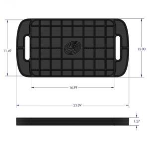 S&B - S&B Tool Tray Silicone 3 Piece Set Color Charcoal - 80-1004 - Image 3