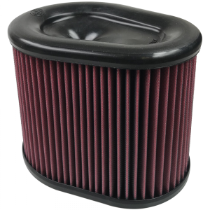 S&B Air Filter For Intake Kits 75-5075-1 Oiled Cotton Cleanable Red - KF-1062
