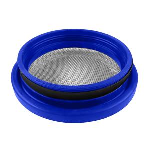 S&B - S&B Turbo Screen 5.0 Inch Blue Stainless Steel Mesh W/Stainless Steel Clamp - 77-3010 - Image 2