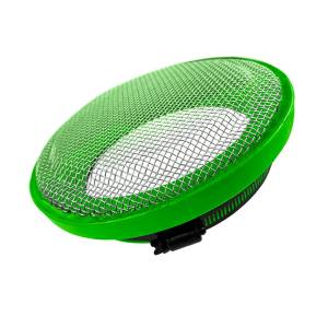 S&B - S&B Turbo Screen 5.0 Inch Lime Green Stainless Steel Mesh W/Stainless Steel Clamp - 77-3007 - Image 3