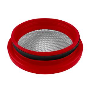 S&B - S&B Turbo Screen 5.0 Inch Red Stainless Steel Mesh W/Stainless Steel Clamp- 77-3004 - Image 2