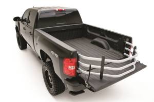 AMP Research - AMP Research 2007-2017 Chevrolet Silverado Standard Bed Bedxtender - Silver - amp74805-00A - Image 8