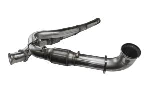 Kooks Custom Headers - Kooks 3in. SS Catted Y-Pipe. 2010-2014 F150 Raptor 6.2L 4V. Connects to OEM - 13523200 - Image 2