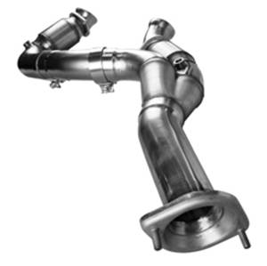 Kooks Custom Headers - Kooks 3in. SS Catted Y-Pipe. 2009-2010 GM Truck 6.2L. Connects to OEM - 28563200 - Image 2