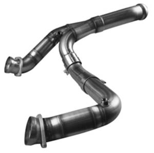 Kooks 3in. SS Competition Only Y-Pipe. 2011-2013 GM Truck 6.2L. Connects to OEM - 28573100