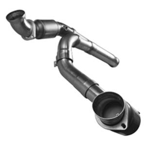 Kooks 3in. SS Catted Y-Pipe. 2011-2013 GM Truck 6.2L. Connects to OEM - 28573200