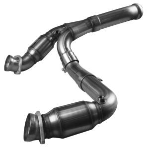 Kooks Custom Headers - Kooks 3in. SS GREEN Catted Y-Pipe. 2011-2013 GM Truck 6.2L. Connects to OEM - 28573300 - Image 3