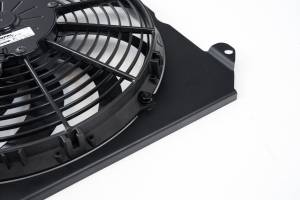 CSF Cooling - Racing & High Performance Division - CSF Cooling - Racing & High Performance Division 92-00 Civic All-Aluminum Fan Shroud w/ 12-inch SPAL Fan - Black - 2858FB - Image 4