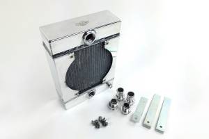 CSF Cooling - Racing & High Performance Division The KING Cooler - Ultimate Drag Race Radiator w/ SPAL Fan & Mounting Kit - 7065