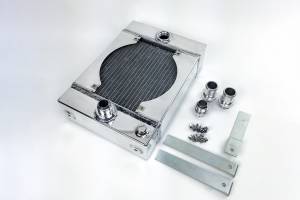 CSF Cooling - Racing & High Performance Division - CSF Cooling - Racing & High Performance Division The KING Cooler - Ultimate Drag Race Radiator w/ SPAL Fan & Mounting Kit - 7065 - Image 2