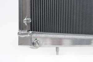 CSF Cooling - Racing & High Performance Division - CSF Cooling - Racing & High Performance Division R32 Skyline GT-R/GTS Full Billet Aluminum High-Performance Radiator - Black - 7217B - Image 4