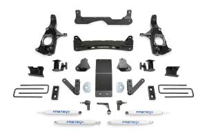 Fabtech - Fabtech Suspension Lift Kit 4" BASIC SYS W/PERF SHKS 2011-19 GM 2500HD 2WD/4WD - K1121 - Image 2