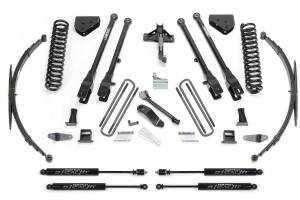 Fabtech Suspension Lift Kit 8" 4LINK SYS W/COILS & RR LF SPRNGS & STEALTH 2008-16 FORD F250/350 4WD - K2129M