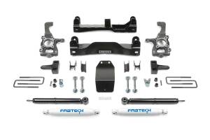 Fabtech Suspension Lift Kit 4" BASIC SYS W/ RR PERF SHKS 2014 FORD F150 4WD - K2209