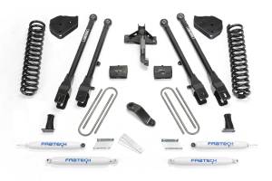 Fabtech - Fabtech Suspension Lift Kit 4" 4LINK SYS W/COILS & PERF SHKS 17-21 FORD F250/F350 4WD DIESEL - K2216 - Image 2