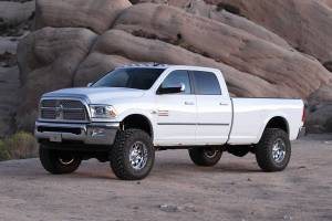 Fabtech - Fabtech Suspension Lift Kit 5" BASIC KIT W/PERF SHKS 2013-18 RAM 3500 4WD W/FACTORY RADIUS ARMS - K3058 - Image 1