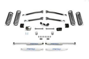 Fabtech - Fabtech Suspension Lift Kit 3" TRAIL W/ PERF SHOCKS 2007-18 JEEP JK 2-DOOR - K4089 - Image 2