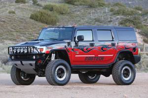 Fabtech Suspension Lift Kit 6" PERF SYS W/PERF SHKS 03-08 HUMMER H2 SUV/SUT 4WD W/RR COIL SPRINGS - K5000
