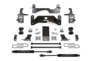 Fabtech Suspension Lift Kit 6" BASIC SYS W/C/O SPACERS & STEALTH RR 07-15 TOYOTA TUNDRA 2/4WD - K7009M