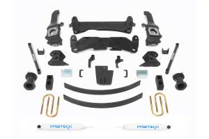 Fabtech - Fabtech Suspension Lift Kit 6" BASIC SYS W/PERF SHKS 05-14 TOYOTA TACOMA 4WD/ 2WD 6 LUG MODELS ONLY - K7019 - Image 2