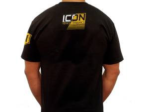 ICON Vehicle Dynamics - ICON Strikeout-Logo Tee – Black, XXL - Image 2