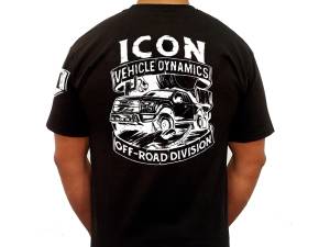 ICON Vehicle Dynamics - ICON Western-Logo Tee – Black, Large - Image 2